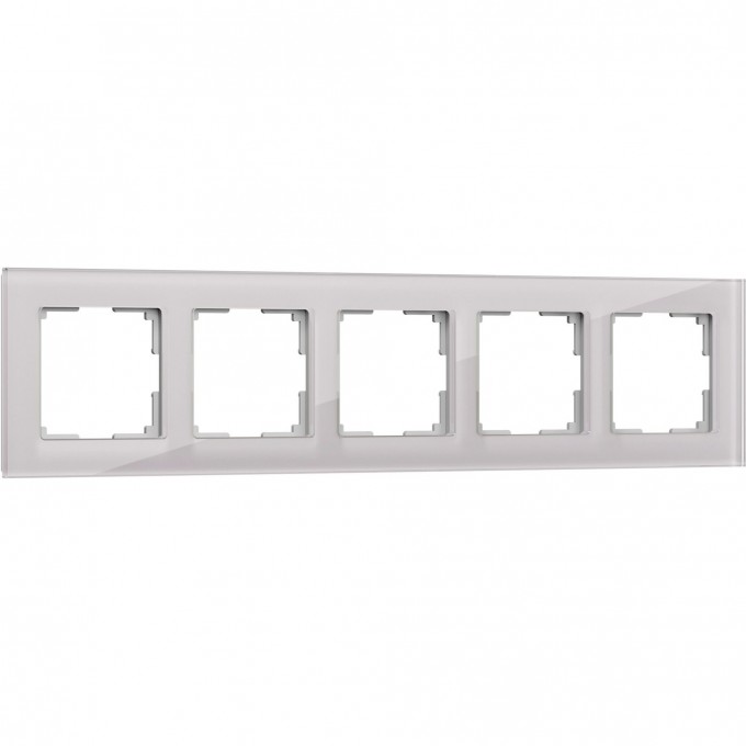 Рамка из стекла на 5 постов WERKEL FAVORIT W0051117 дымчатый a050898 Рамка из стекла на 5 постов WERKEL FAVORIT W0051117 дымчатый a050898