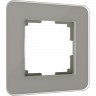 Рамка из стекла WERKEL ELITE W0012417 на 1 пост, дымчатый a057874