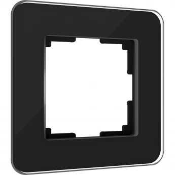 Рамка из стекла WERKEL ELITE W0012448 на 1 пост, черный