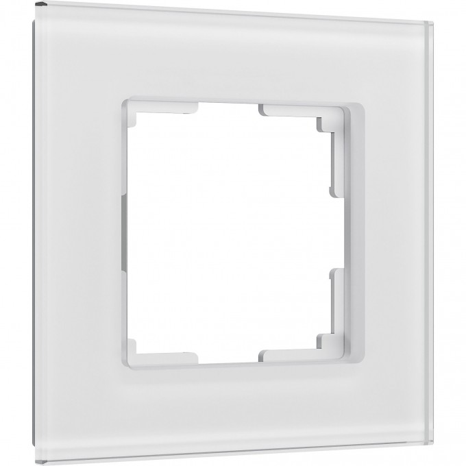 Рамка из стекла WERKEL SENSO W0013101 на 1 пост, белый a064564 Рамка из стекла WERKEL SENSO W0013101 на 1 пост, белый a064564