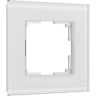 Рамка из стекла WERKEL SENSO W0013101 на 1 пост, белый