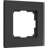 Рамка из стекла WERKEL SENSO W0013108 на 1 пост, черный