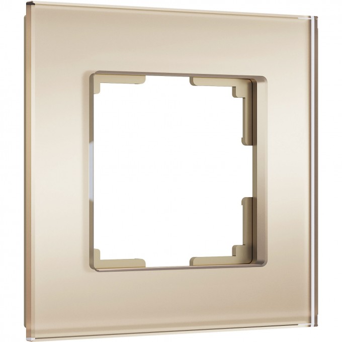 Рамка из стекла WERKEL SENSO W0013111 на 1 пост, шампань a064576 Рамка из стекла WERKEL SENSO W0013111 на 1 пост, шампань a064576