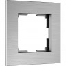 Рамка на 1 пост WERKEL ALUMAX W0013506 алюминий