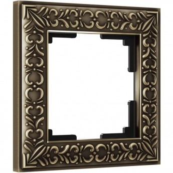 Рамка на 1 пост WERKEL ANTIK W0011512 (бронза)