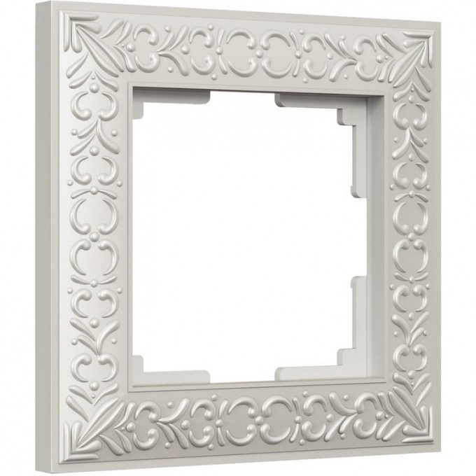Рамка на 1 пост WERKEL ANTIK W0011521 (жемчужный) a050945 Рамка на 1 пост WERKEL ANTIK W0011521 (жемчужный) a050945