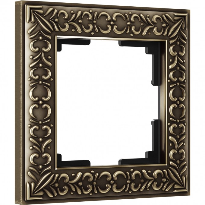 Рамка на 1 пост WERKEL ANTIK WL07-Frame-01 (бронза) a029838 Рамка на 1 пост WERKEL ANTIK WL07-Frame-01 (бронза) a029838