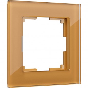 Рамка на 1 пост WERKEL FAVORIT WL01-Frame-01 (бронзовый, стекло)