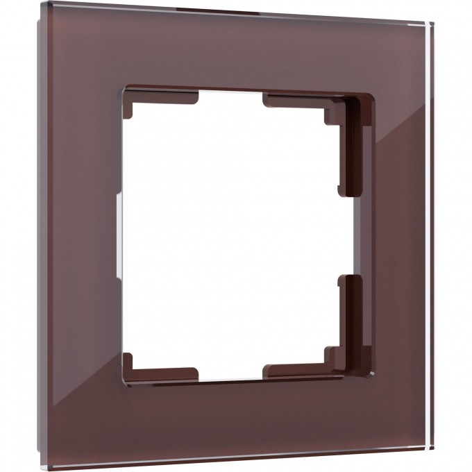 Рамка на 1 пост WERKEL FAVORIT WL01-Frame-01 (мокко, стекло) a031792 Рамка на 1 пост WERKEL FAVORIT WL01-Frame-01 (мокко, стекло) a031792