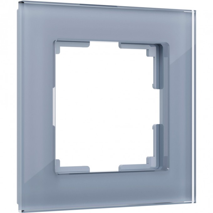 Рамка на 1 пост WERKEL FAVORIT WL01-Frame-01 (серый, стекло) a030774 Рамка на 1 пост WERKEL FAVORIT WL01-Frame-01 (серый, стекло) a030774