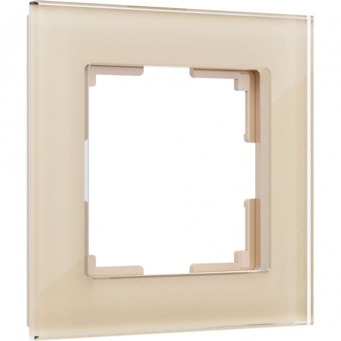 Рамка на 1 пост WERKEL FAVORIT WL01-Frame-01 (шампань, стекло) a040870 Рамка на 1 пост WERKEL FAVORIT WL01-Frame-01 (шампань, стекло) a040870