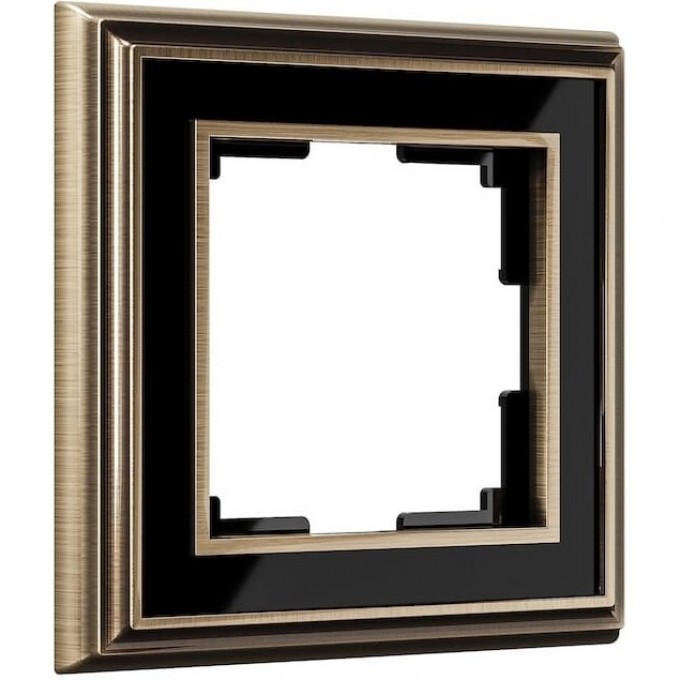 Рамка на 1 пост WERKEL PALACIO WL17-Frame-01 (бронза/черный) a037687 Рамка на 1 пост WERKEL PALACIO WL17-Frame-01 (бронза/черный) a037687