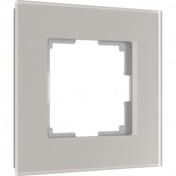 Рамка на 1 пост WERKEL SENSO W0013117 (дымчатый, стекло soft-touch)