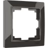 Рамка на 1 пост WERKEL SNABB BASIC WL03-Frame-01 (серо-коричневый, basic) a036698