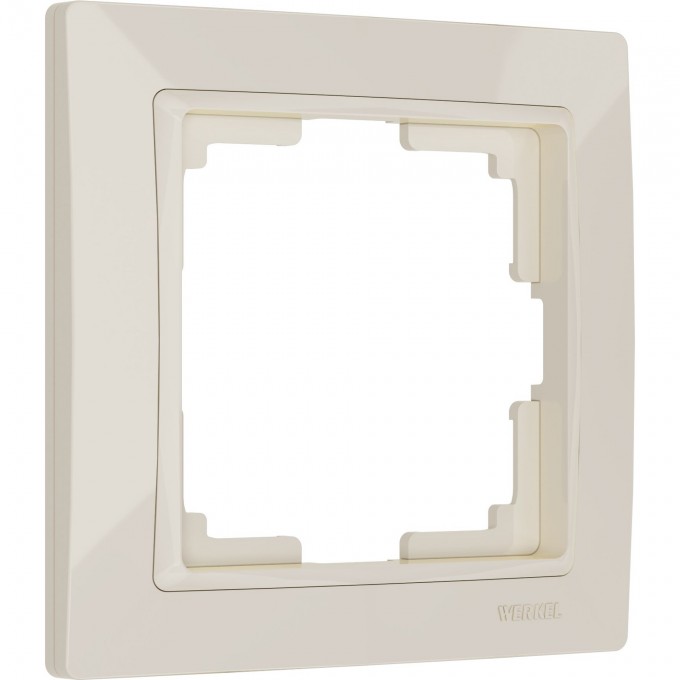 Рамка на 1 пост WERKEL SNABB BASIC WL03-Frame-01 (слоновая кость, basic) a036630 Рамка на 1 пост WERKEL SNABB BASIC WL03-Frame-01 (слоновая кость, basic) a036630