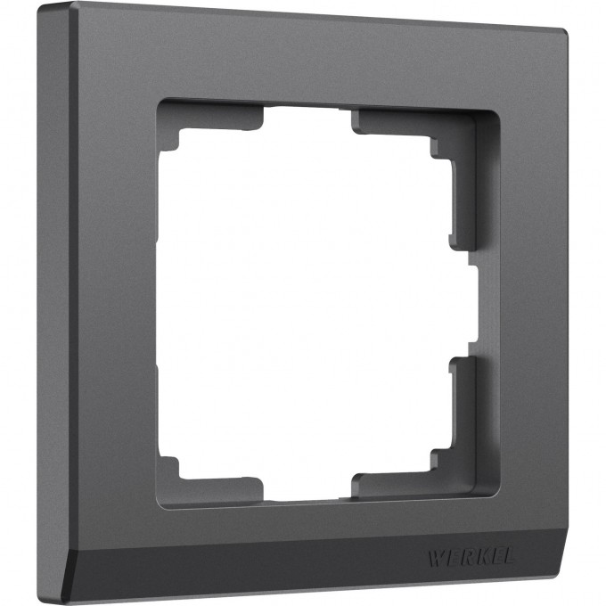 Рамка на 1 пост WERKEL STARK W0011864 (графит матовый) a063115 Рамка на 1 пост WERKEL STARK W0011864 (графит матовый) a063115