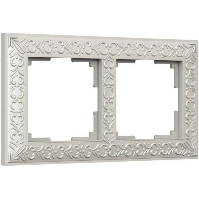 Рамка на 2 поста WERKEL ANTIK W0021521 (жемчужный) a050928 Рамка на 2 поста WERKEL ANTIK W0021521 (жемчужный) a050928