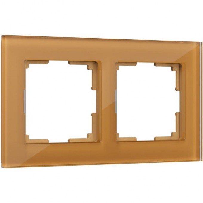 Рамка на 2 поста WERKEL FAVORIT W0021112 (бронзовый, стекло) a051005 Рамка на 2 поста WERKEL FAVORIT W0021112 (бронзовый, стекло) a051005