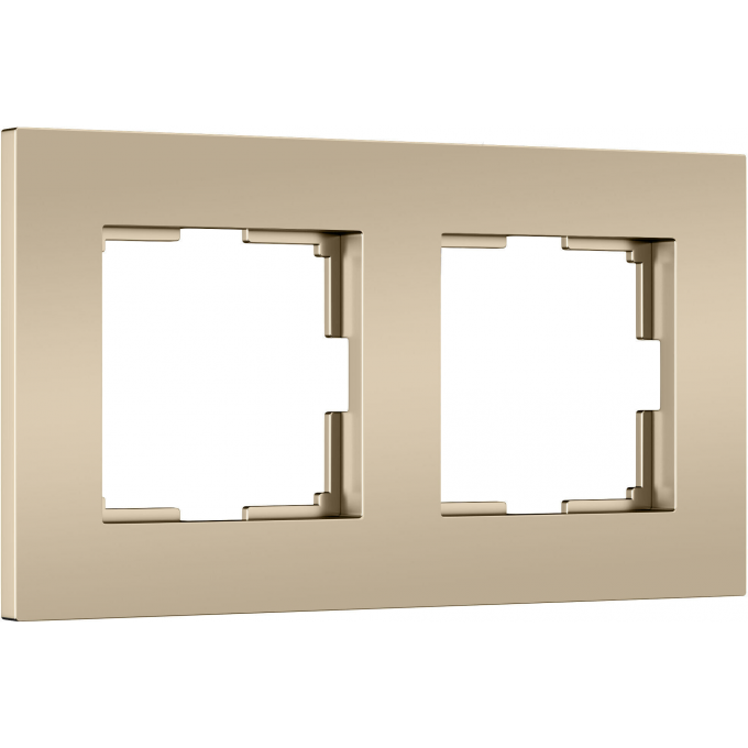 Рамка на 2 поста WERKEL SLAB W0022911 шампань софт a071624