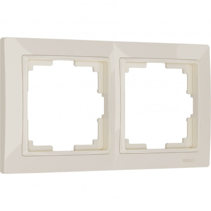 Рамка на 2 поста WERKEL SNABB BASIC WL03-Frame-02 (слоновая кость, basic) a036631 Рамка на 2 поста WERKEL SNABB BASIC WL03-Frame-02 (слоновая кость, basic) a036631