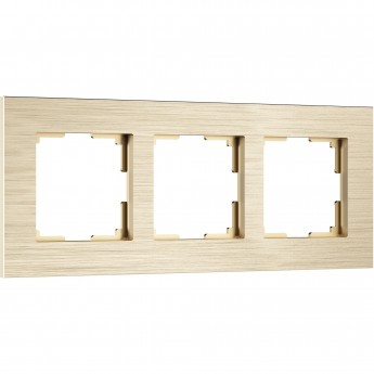 Рамка на 3 поста WERKEL ALUMAX W0033511 шампань Рамка на 3 поста WERKEL ALUMAX W0033511 шампань