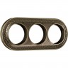 Рамка на 3 поста WERKEL ANTIK RUNDA WL70-frame-03 бронза a037199