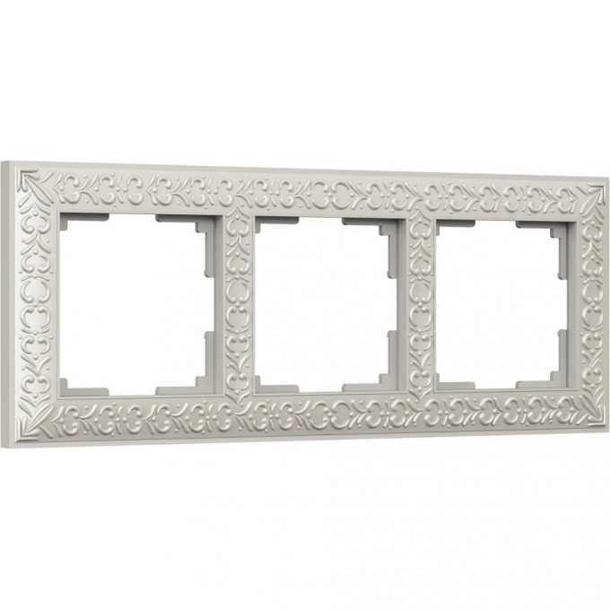 Рамка на 3 поста WERKEL ANTIK W0031521 (жемчужный) a050946 Рамка на 3 поста WERKEL ANTIK W0031521 (жемчужный) a050946