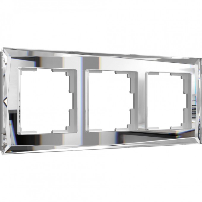 Рамка на 3 поста WERKEL DIAMANT WL08-Frame-03 (зеркальный) a045797 Рамка на 3 поста WERKEL DIAMANT WL08-Frame-03 (зеркальный) a045797