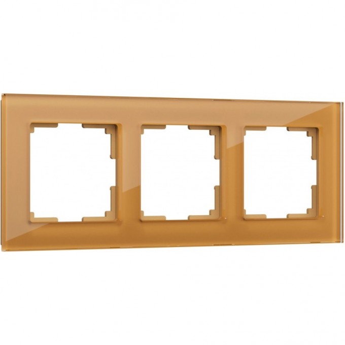 Рамка на 3 поста WERKEL FAVORIT W0031112 (бронзовый, стекло) a051006 Рамка на 3 поста WERKEL FAVORIT W0031112 (бронзовый, стекло) a051006