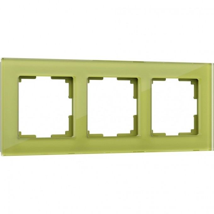 Рамка на 3 поста WERKEL FAVORIT W0031116 (фисташковый, стекло) a051102 Рамка на 3 поста WERKEL FAVORIT W0031116 (фисташковый, стекло) a051102