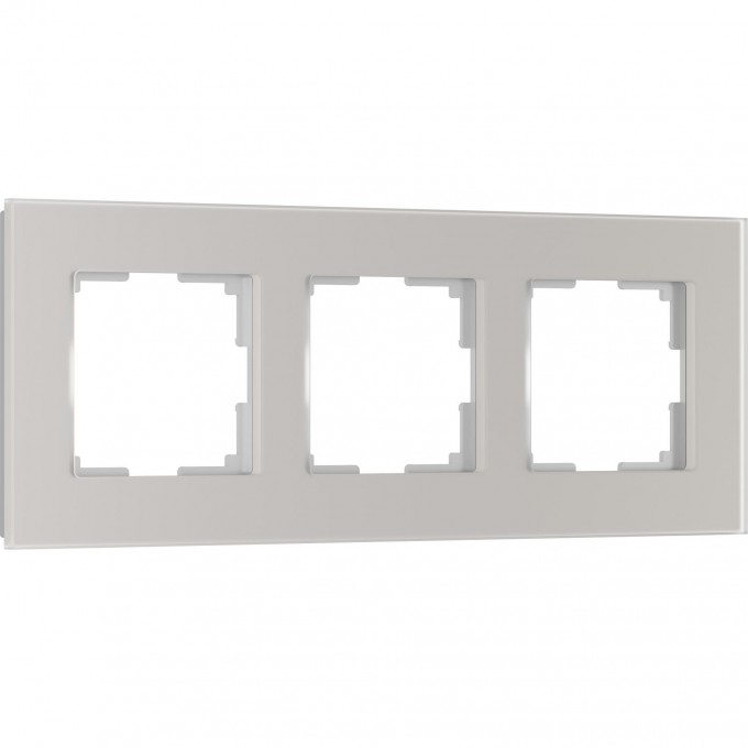 Рамка на 3 поста WERKEL SENSO W0033117 (дымчатый, стекло soft-touch) a067416 Рамка на 3 поста WERKEL SENSO W0033117 (дымчатый, стекло soft-touch) a067416