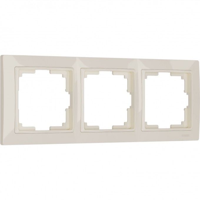 Рамка на 3 поста WERKEL SNABB BASIC WL03-Frame-03 (слоновая кость, basic) a036632 Рамка на 3 поста WERKEL SNABB BASIC WL03-Frame-03 (слоновая кость, basic) a036632