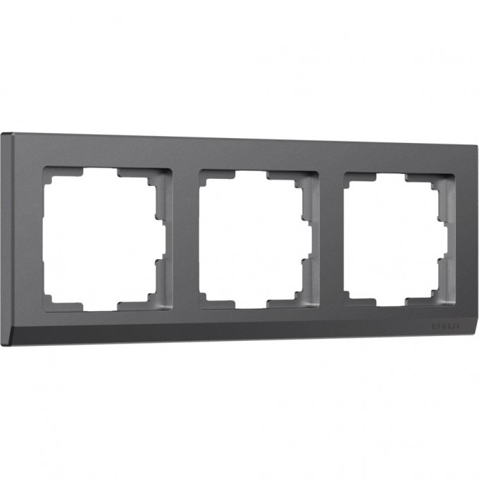 Рамка на 3 поста WERKEL STARK W0031864 (графит матовый) a063117 Рамка на 3 поста WERKEL STARK W0031864 (графит матовый) a063117