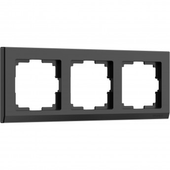 Рамка на 3 поста WERKEL STARK WL04-Frame-03-black (черный)