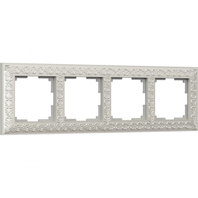 Рамка на 4 поста WERKEL ANTIK W0041521 (жемчужный) a050929 Рамка на 4 поста WERKEL ANTIK W0041521 (жемчужный) a050929