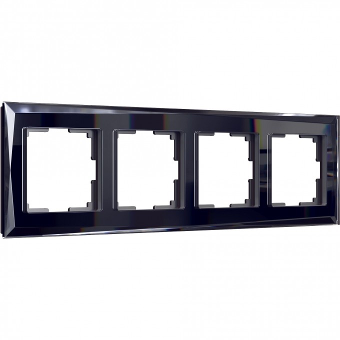 Рамка на 4 поста WERKEL DIAMANT WL08-Frame-04 (черный) a029846 Рамка на 4 поста WERKEL DIAMANT WL08-Frame-04 (черный) a029846