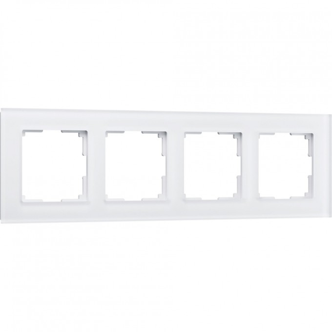 Рамка на 4 поста WERKEL FAVORIT WL01-Frame-04 (белый матовый, стекло) a036580 Рамка на 4 поста WERKEL FAVORIT WL01-Frame-04 (белый матовый, стекло) a036580