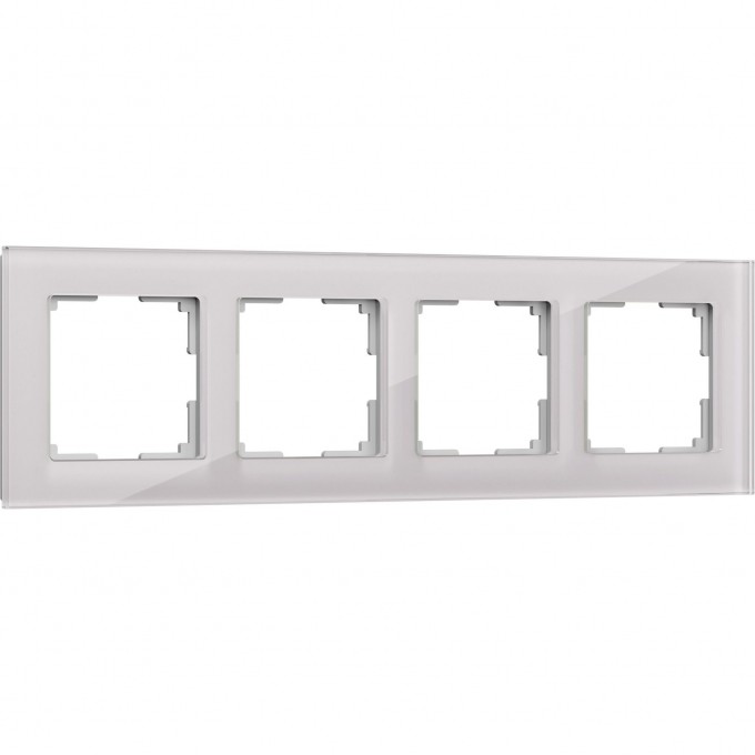 Рамка на 4 поста WERKEL FAVORIT WL01-Frame-04 (дымчатый, стекло) a030788 Рамка на 4 поста WERKEL FAVORIT WL01-Frame-04 (дымчатый, стекло) a030788
