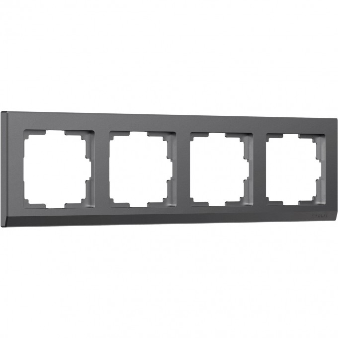 Рамка на 4 поста WERKEL STARK W0041864 (графит матовый) a063118 Рамка на 4 поста WERKEL STARK W0041864 (графит матовый) a063118