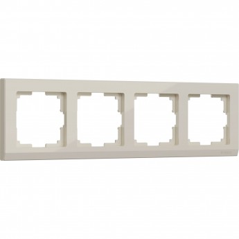Рамка на 4 поста WERKEL STARK WL04-Frame-04-ivory (слоновая кость)