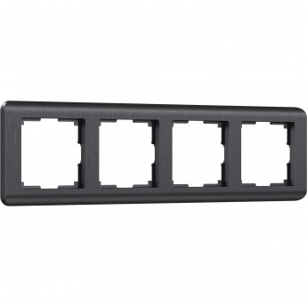 Рамка на 4 поста WERKEL STREAM WL12-Frame-04 (графит)