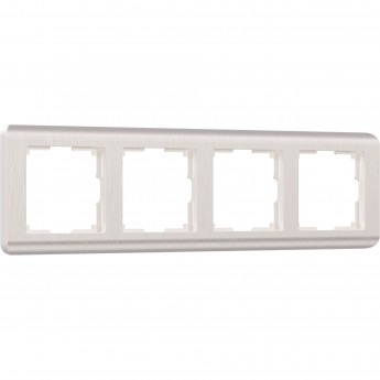 Рамка на 4 поста WERKEL STREAM WL12-Frame-04 (перламутровый)