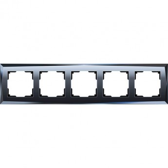 Рамка на 5 постов WERKEL DIAMANT WL08-Frame-05 черный