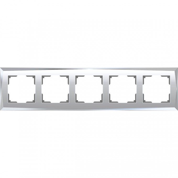 Рамка на 5 постов WERKEL DIAMANT WL08-Frame-05 зеркальный a045799 Рамка на 5 постов WERKEL DIAMANT WL08-Frame-05 зеркальный a045799