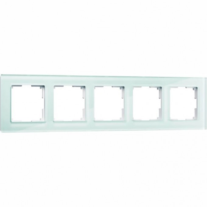 Рамка на 5 постов WERKEL FAVORIT W0051119 натуральное стекло, стекло a051010 Рамка на 5 постов WERKEL FAVORIT W0051119 натуральное стекло, стекло a051010