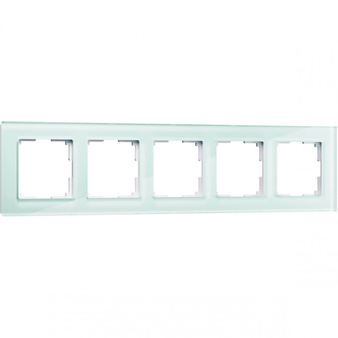 Рамка на 5 постов WERKEL FAVORIT WL01-Frame-05 натуральное стекло, стекло a030772 Рамка на 5 постов WERKEL FAVORIT WL01-Frame-05 натуральное стекло, стекло a030772