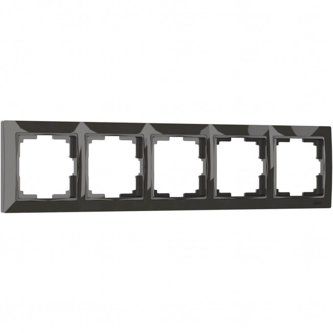 Рамка на 5 постов WERKEL SNABB BASIC WL03-Frame-05 серо-коричневый, basic a036705 Рамка на 5 постов WERKEL SNABB BASIC WL03-Frame-05 серо-коричневый, basic a036705
