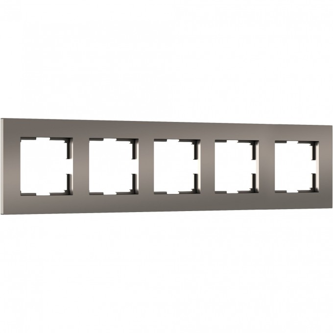 Рамка WERKEL SLAB W0052963 на 5 постов (бронза софт) a067788 Рамка WERKEL SLAB W0052963 на 5 постов (бронза софт) a067788