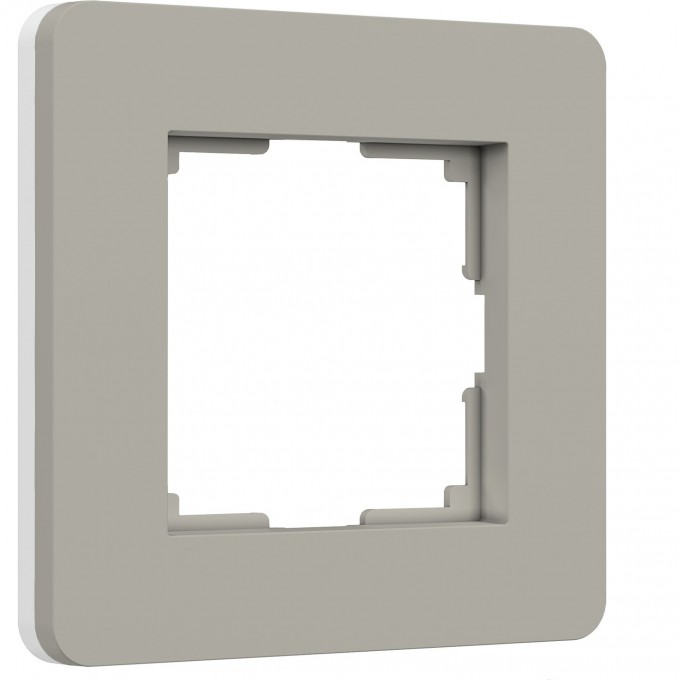 Рамка WERKEL SPLIT W0013067 на 1 пост (дымчатый/белый, soft-touch) a067259 Рамка WERKEL SPLIT W0013067 на 1 пост (дымчатый/белый, soft-touch) a067259