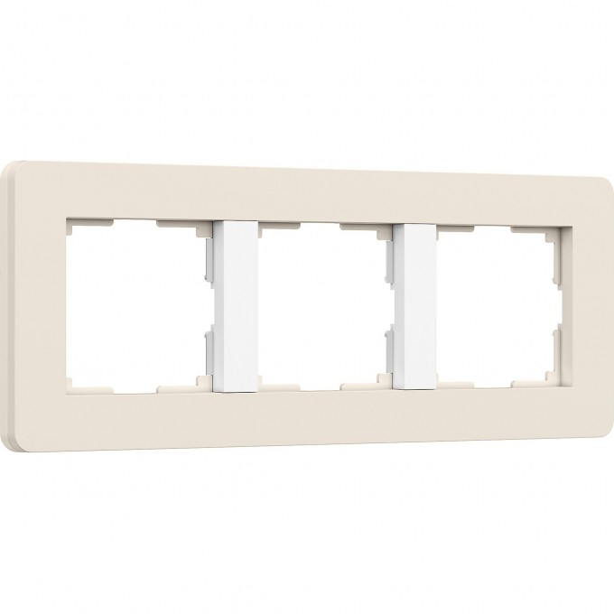 Рамка WERKEL SPLIT W0033066 на 3 поста (айвори/белый, soft-touch) a067256 Рамка WERKEL SPLIT W0033066 на 3 поста (айвори/белый, soft-touch) a067256